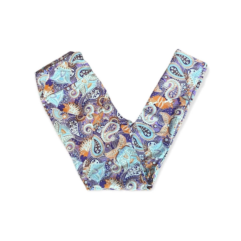 OS LuLaRoe Stunning Paisley  NWOT Leggings One Size